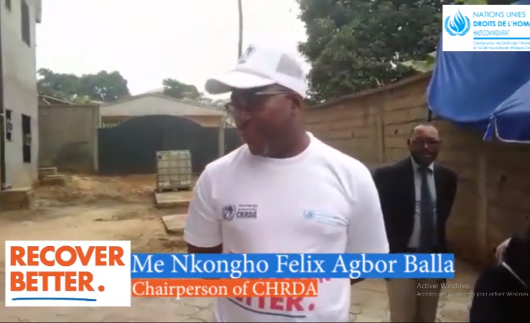 Mr Nkongho Felix Agbor Balla, Président du CHRDA