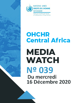 Media Watch numéro 39 du mercredi 16 Décembre 2020