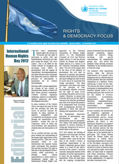 Bulletin R&D Focus N°58 du 10 Décembre 2012